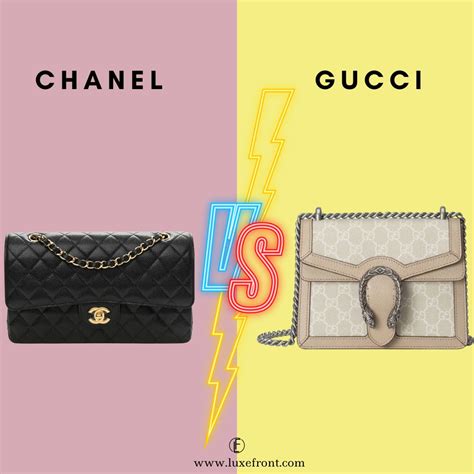 gucci bag vs chanel|Gucci vs Chanel 2023.